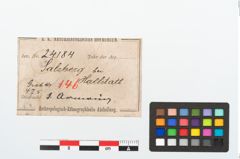Etiketten zu Bronzearmreif (NHMW-PRAE-024184)